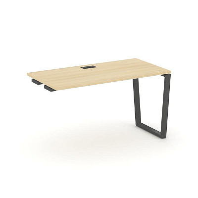 Style Project Стол-приставка к опор. элем. SN-6T2.OPRS-024 Акация Лорка/Металл Антрацит/Заглушка Пла