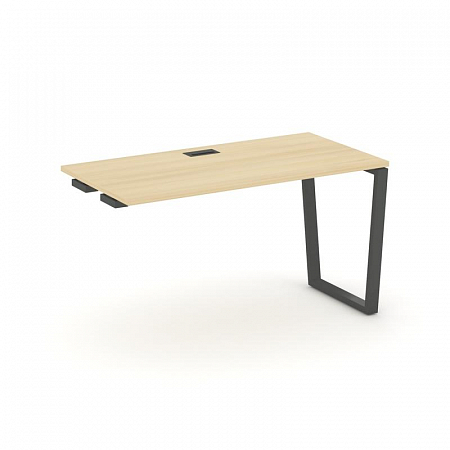 Style Project Стол-приставка к опор. элем. SN-6T2.OPRS-024 Акация Лорка/Металл Антрацит/Заглушка Пла