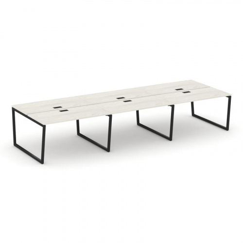 Style Project Рабочая станция 2-х сторон. SN-4T2.DRS-083 Акация Лорка/Металл Антрацит/Заглушка Пласт фото 6