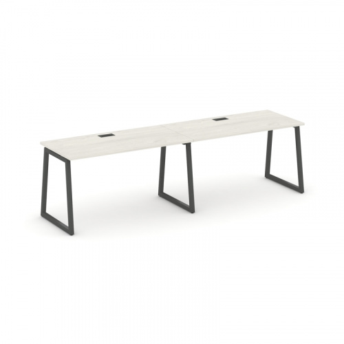 Style Project Рабочая станция 1 сторон. SN-4T1.ORS-002 Акация Лорка/Металл Антрацит/Заглушка Пластик фото 9