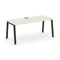 Style Project Direct Стол письменный SN-6A.SR-024.M Дуб Наварра/Металл Черный/Заглушка Металл Черный