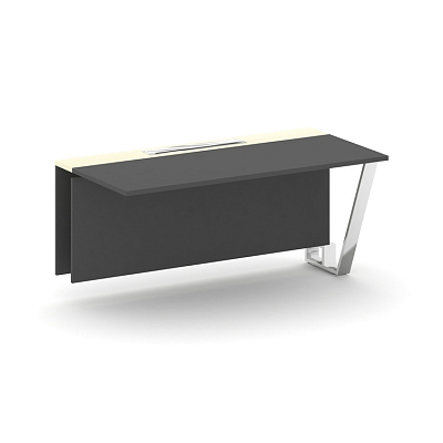 Steel Meet Проходной модуль MM-PR.B.SPPO-16 Антрацит/Ваниль Глянец/Нержавеющая Сталь/Хром 1600*800*7