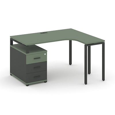 Стол эргономичный с опорной тумбой Concept CN.SA-303(R)