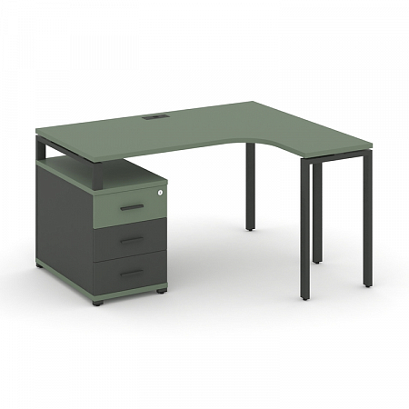 Стол эргономичный с опорной тумбой Concept CN.SA-303(R)