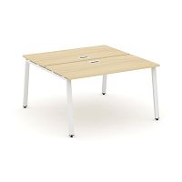 Style Project Рабочая станция 2-х сторон. SN-6A.DRS-002 Акация Лорка/Металл Белый 1180*1232*750