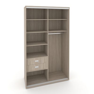 Корпус 2-х секционного шкафа высокого L=1500мм Maris SH.K2-5.1 K6