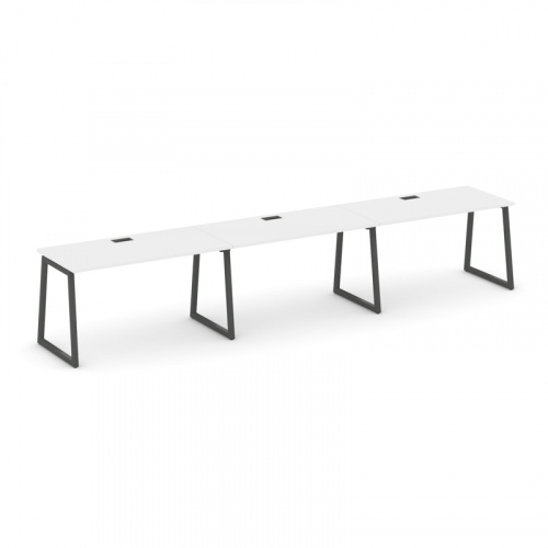 Style Project Рабочая станция 1 сторон. SN-4T1.ORS-041 Акация Лорка/Металл Антрацит/Заглушка Пластик фото 13