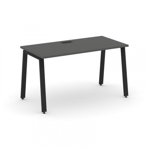 Style Project Стол письменный SN-6A.SP-001 Антрацит/Металл Белый 980*600*750