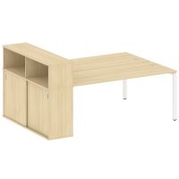 Бенч-система с шкафом-купе на П-обр. м/к Метал систем БП.РС-СШК-2.5