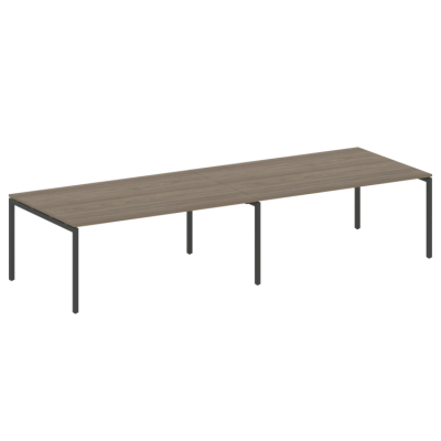 Переговорный стол на П-обр. м/к Метал систем Quattro 40БП.ПРГ-2.5