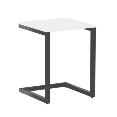 Home Office Стол письменный VR.SP-2-58 Белый Бриллиант/Металл Антрацит 580*600*750