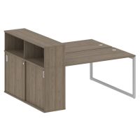 Бенч-система с шкафом-купе на О-обр. м/к Metal System Quattro 40БО.РС-СШК-2.3