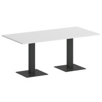 Home Office Стол прямоугольный VR.SP-5-180.2 Белый Бриллиант/Металл Антрацит 1800*900*753