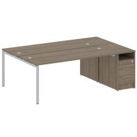 Бенч-система с тумбой на П-обр. м/к Metal System Quattro 40БП.РС-СТП-2.5