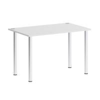 Home Office Стол письменный VR.SP-3-118 Белый Бриллиант/Хром 1180*720*750