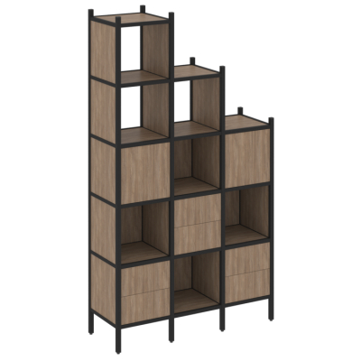 Стеллаж офисный прямой Лофт VR.L-22