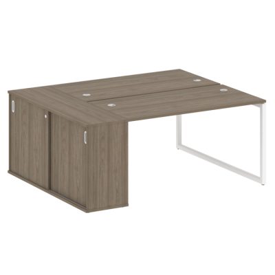 Бенч-система с шкафом-купе на О-обр. м/к Метал систем Quattro 40БО.РС-СШК-1.3