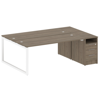 Бенч-система с тумбой на О-обр. м/к Metal System Quattro 50БО.РС-СТП-2.5