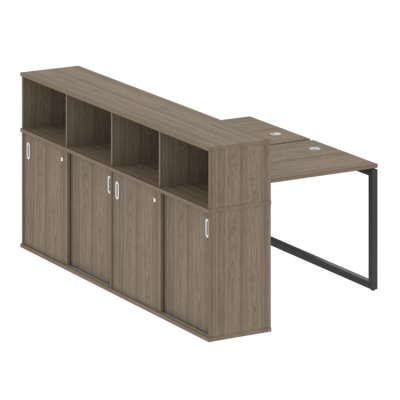 Бенч-система с шкафом-купе на О-обр. м/к Метал систем Quattro 40БО.РС-СШК-4.1